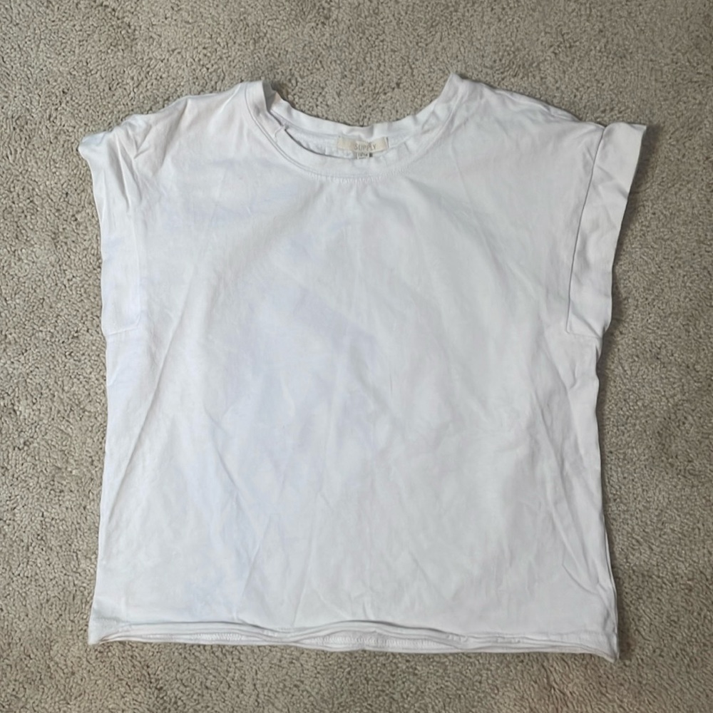Z Supply L white muscle tee
